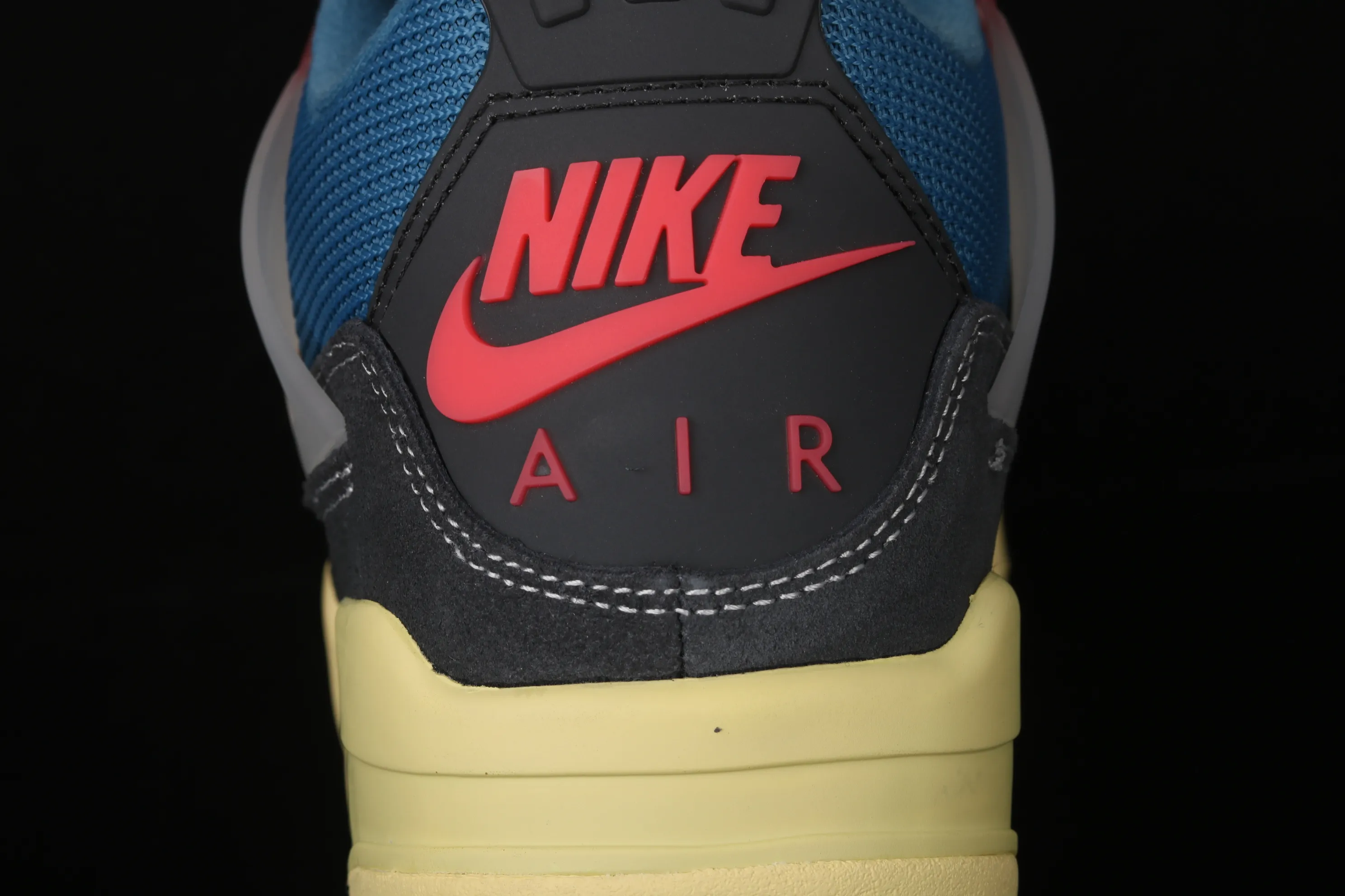 All categories Air Jordan Jordan series basketball shoes Air Jordan 4 G version Union LA x Air Jordan 4 Retro "Off Noir" AJ4 Joe 4 Union Gray and Blue Knights DC9533-001
